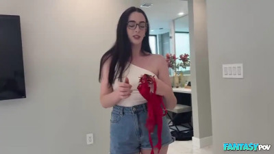 Violet Grey - Foreign Stepsister Has A Date And Wants Stepbros Opinion