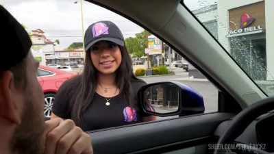 Melztube - I Pick Up Slutty Taco Bell Worker A Fuck Her In My Car