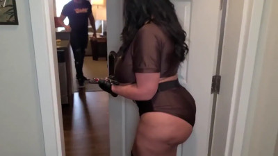Kailani Kai - UPS Delivery MILF Picks Up Huge BBC Package Up In Her Huge Booty