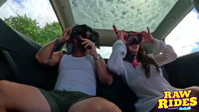 Sami Hayes - Big Ass Woman Gets Horny Huge Cock Fucking In The Car Ride