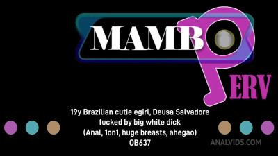 Deusa Salvatore - 19y Huge Breast Brazilian Cutie Egirl Deusa Salvatore Fucked By Big White Dick Anal 1on1 Ahegao Face Dirty Talk BWC OB637