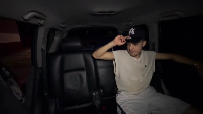 I Picked Up My Beautiful Girlfriend With My Personal Driver And We Ended Up Fucking Fast In The Van