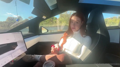 Rosie Rider - Fucking My Beautfil Ex GF In Cyber Truck