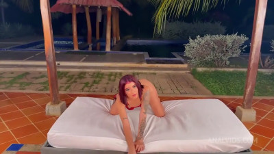 SELENA PAIGE - Bitch Loves Having Many Big Dicks In Her Ass At The Same Time DAP Fucked Hard Anal Pissing