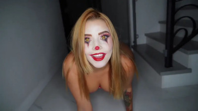 Agatha Vega - Dressed As A Creepy Clown Gets Fucked Hard