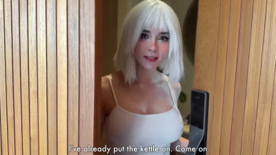 OnlyFans Sweetie Fox - Tea Time With My New Neighbor Turned Into Hard Anal Sex POV