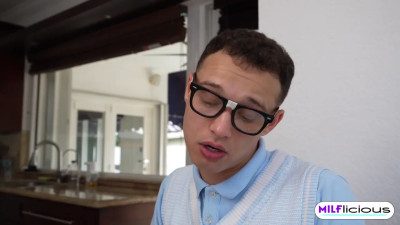 Trixi Brooks - My Stepmom Is On A Mission To Get Dick And Wont Let Me Study
