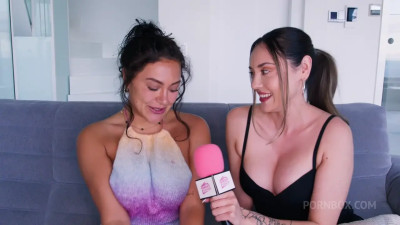 Kylie Jones - Wiggles Her Massive Bum Over Four Cocks