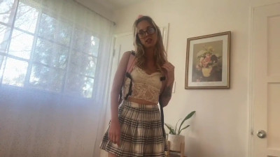 Millie Morgan - Little Step Brother Penis Inspection