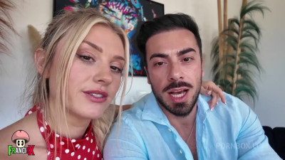 Alice Wild, Ashley Morena - Two Blonde Strawberry Twins Play With Their Feet On Cock