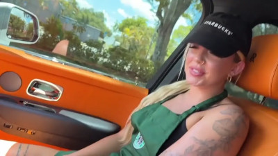 Lola Cheeks - College Starbucks Teen Backseat Fucking