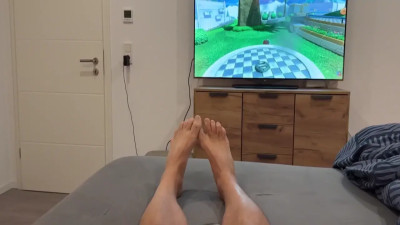 Eva Keks - Stepmom Comes To Shut Down His Game Then Shuts Down On His Dick Instead