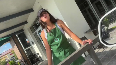 Luxe La Fox - Teen Starbucks Girl Gets Slutted Out With Creampie On Rolls Royce Backseat