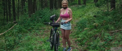 Rebel Rhyder - Butt Plug Mountain Biking MILF Fucks And Drinks Pee In The Wild