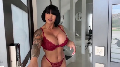 OnlyFans - Cherry Devivre - Busty Babe Takes Jmac's Load On Her Huge Tits