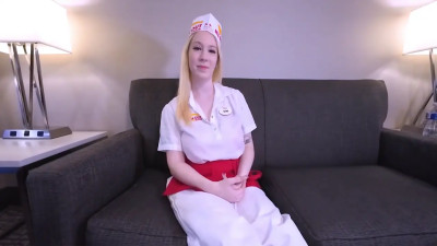 Gigi Sweets - In N Out Girl With Huge Tits Threesome With 2 Big Cocks