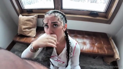 Jadeteen - BBC Fucks Me By The Window POV