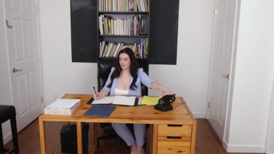 Lindsay Lee - Busty Brunette Lindsay Lee Motivates The Office With Her Ass-ets 07 04 2025