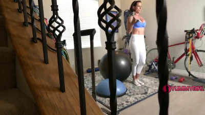 Sofie Marie - Stepmom Works Out Peeping Stepson POV 22 03 2025