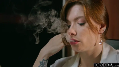 Sata Jones - Lesbian Accountant Accidently Discovers Wants To Try Straight Sex