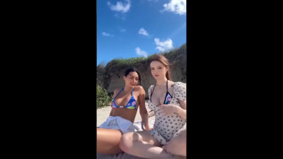 Dainty Wilder, Caryn Beaumont - Risky Beach Day  Toy Play And Squirting