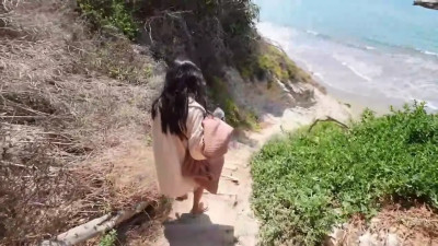 Cami Strella - Step Sister In Law Took Me To A Nude Beach Public Fuck