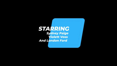 Violet Voss, Sydney Paige - A Threesome He Didnt See Cumming 2025 07 15