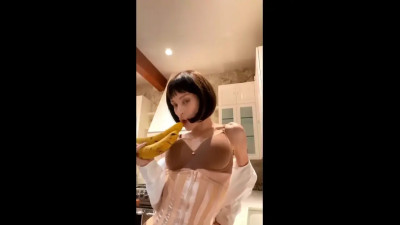 Lana Rhoades - Naked In The Kitchen