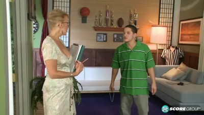 50PlusMILFs - Erica Lauren - Gets Her Ass Fucked By A Big, Young Cock