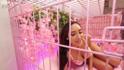 Chloe Amour - Caged Slave BabeGet Fucked