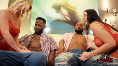 Andi Avalon, Sharni Jane - Foursome BBC Swap