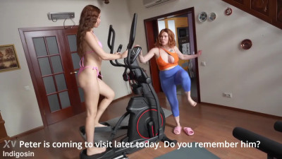 Alice Flore - Stepdaughter USED In Fitness Classes With Stepmom Slutty Bitch Fucking Mom Wont Catch