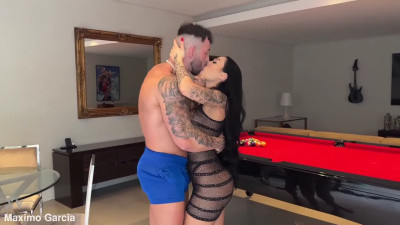 Bruna Sackmann - Sexy Brunette Getting A Big Dick Deep Down Her Tight Ass And A Creampie