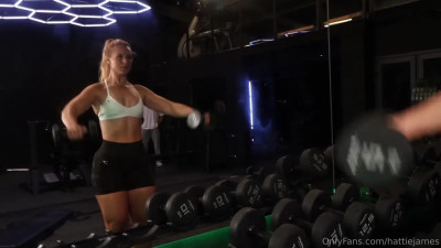 Hattie James - BRAND NEW GYM Sextape