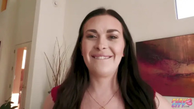 Lindsay Lee - Curvy Brunette Stunner Lindsay Lee Covered In Cum After Hardcore Anal