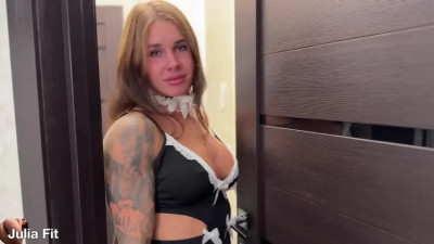 Julia Fit - The Maid Sucked My Dick With Her Ass