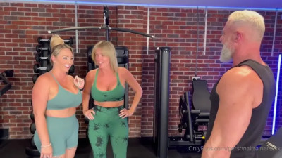 OnlyFans - Mrs Nicole, Summer Rose - FFM Gym Threesome