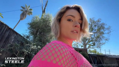 Sophia Burns - Deep Anal Creampie Poolside