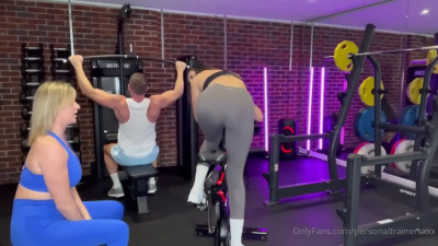 Georgie Maria - Workout Threesome From Personal Trainers Couple