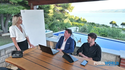 Shalina Devine - Glamorous Girl Boss Shalina Devine Takes A DP Slamming During Business Meeting GP3325 21 10 2025