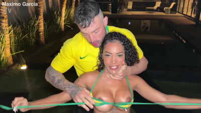 Joice Crazy - Amazing Interracial Sex WIth A PERFECT ASS Brazilian