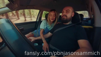 Linda Lan - Car Sex WIth Fat Dude