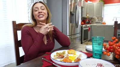 Lilly Hall - Wifes Big Cock Thanksgiving Surprise Stuffin