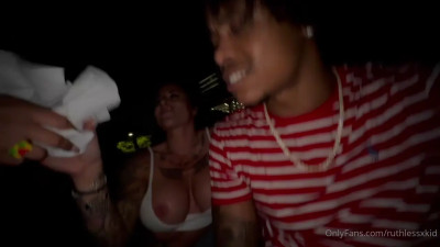 Ivy Fox - Nighttime Rooftop Fucking With Lil D