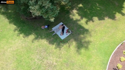 Alexa Chains - Big Ass Amature Latina Babe Public Sex In Garden