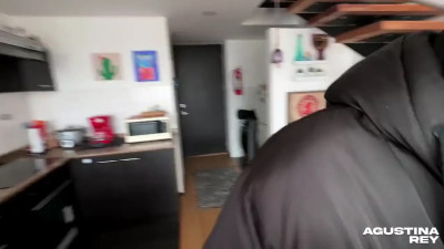 SHE USED A CONDOM IN THE ASS