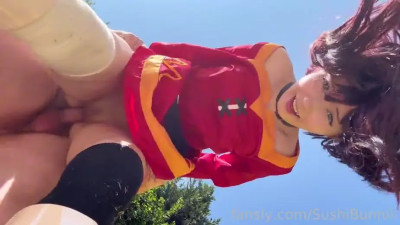 SushiBunniii - Megumin Cosplay Outdoor