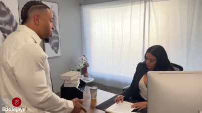 Luna Star - A Hardcore Office Slut Fucks With BBC Boss