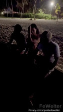 OnlyFans - Fernanda Welter - Night Orgy At Beach