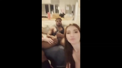 Jade Harper, Violet Grey - Live Threesome BGG Sharing BBC Cum